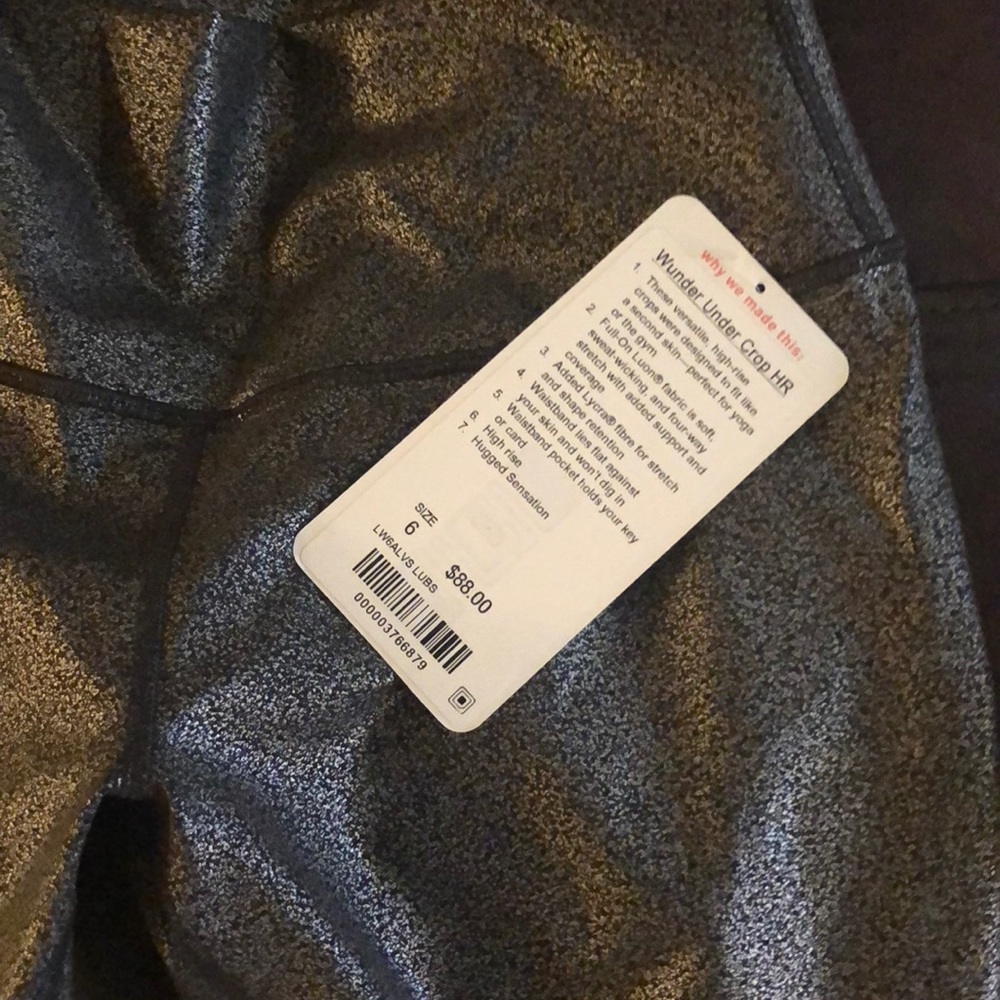 Lululemon size 6 crops